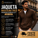 Jaqueta Tricô Premium Masculina com Zíper - DomVello