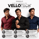 Camisa Social Masculina VelloTech™ - Tecnologia Anti-Amassado e Tecido Respirável