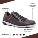 KIT 2 Sapatênis Masculino Premium com Zíper Lateral