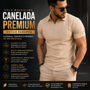 Camisa Polo Masculina Canelada Premium - DOMVELLO