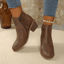 Bota Ortopédica de Cuero para Mujer – Alivio en Cada Paso